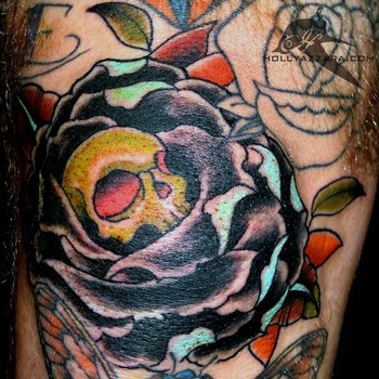 Tattoos - Traditional American tattoos - Knee Tats Are Fun!
